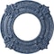 Ekena Millwork Benson Ceiling Medallion (Fits Canopies up to 4 1/8"), 9"OD x 4 1/8"ID x 5/8"P, Americana Crackle CM09BNAMC - alternate 1